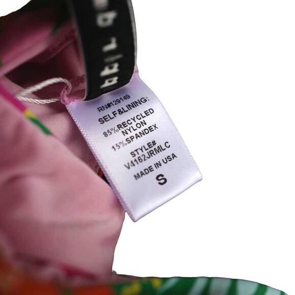 NWT Dippin Daisy’s One Shoulder Tropical Bikini Set High Waist Swimsuit USA Made - Picture 11 of 15